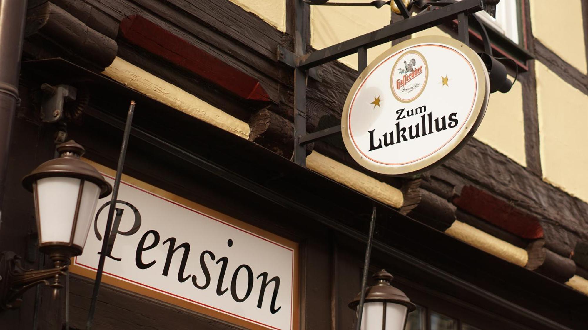 Pension Zum Lukullus Вернігероде Екстер'єр фото
